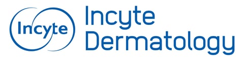 Incyte Dermatology Non Solve On Logo_Incyte-Blue-Lockup May 2021